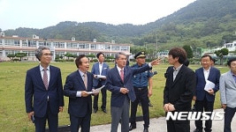 박중훈 경남도교육감 통영 사량중학교 관사 시설개선 방안 논의