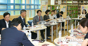 상현초등학교 방문한 조희연 교육감