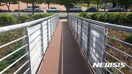 대구월드컵경기장 인근 무허가 철조다리 ‘철거 권고조치’