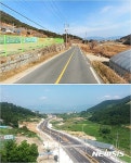 여수 만흥~미평 도로 공사 3년만에 완공