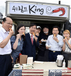청년 푸드트럭 현장 방문한 새누리당 청년소통특위