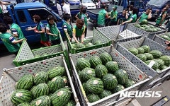 경로당 등에 수박 배달가요