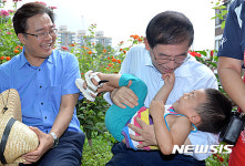 박원순 시장 까꿍!