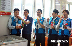 동천안우체국 집배원 아이스크림 너무 좋아요