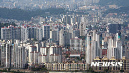 서울 아파트값과 전셋값 상승률 동반 하락