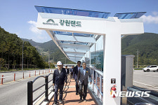 하이원리조트, 언덕주차장 이동 구간 320m 캐노피 설치
