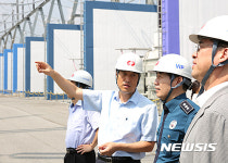 한전 성남전력지사 방문한 정용선 경기남부청장, 테러예방 위해