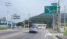 제천~원주 간 국도 5호선 봉양사거리