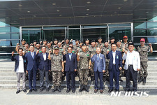 한남대 이덕훈 총장 ROTC 후보생 격려
