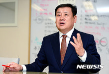 뉴시스 인터뷰하는 서홍 대림산업 전무