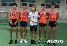 영동군청 육상부, 전국실업육상경기대회서 두각