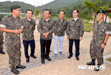 나는 포병 새누리당 이정현 대표 자대 병영체험