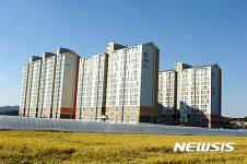 장성군 영천리 공공임대주택 단지