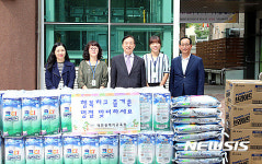 송강사회복지관 위문한 설동호 대전시교육감