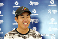 밝은 표정의 안병훈