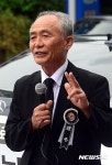발언하는 정현찬 가톨릭농민회 회장