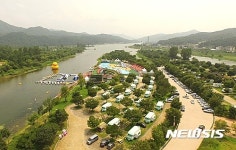 가평 자라섬오토캠핑장 경기도민 선호 1위