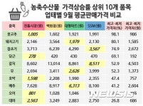 풋고추·대파는 전통시장, 돼지고기·무는 대형마트가 저렴