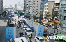 서울역고가 공사 진척