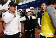 장혜진, 경기 열심히 잘해!