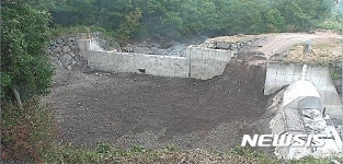 준설된 한천 2저류지