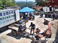 옥천군 올해 농업기계 순회수리 교육 성료