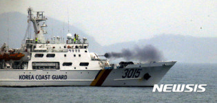 진도해상서 사격훈련