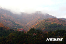 가을이 물든 남해 내산마을