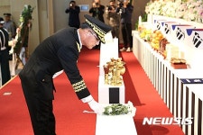 39사단, 창녕 박진지구전투 지역에서 수습한 국군 유해 합동영결식