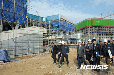 순천 신대지구 아파트 건설현장