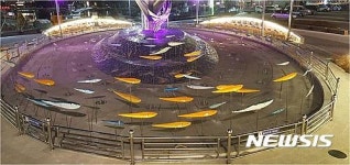 기장군 대변항 멸치광장 LED조형물 설치