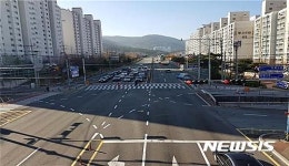 교통체계 개선 완료 거제 장평동