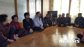 조정재 고성경찰서장, 14개 읍·면 마을경로당 순회 교통안전교육