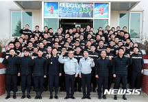 경북경찰청장, 315의무경찰대 격려방문