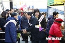 박천동 울산북구청장, 염포동 신전시장 방문