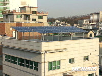 도봉 창2동 15.4㎾급 햇빛나눔발전소 2호기 설치…전기판매 수익금 기후변화기금 조성