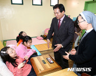 염상훈 수원시의회 부의장, 장애아동 격려