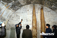 일제강점기 여수 주둔 일본해군 지하벙커 내부