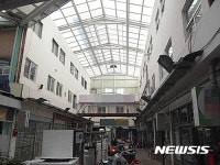 월봉시장 아케이드 보수공사
