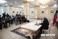 주한러시아대사 기자간담회