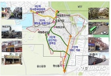 용산구 해방촌 108계단에 경사형 엘리베이터 설치