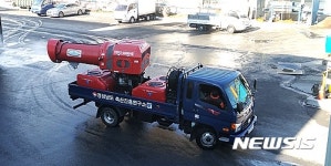 경남도, 구제역 유입차단에 고성능 광역방제기 동원