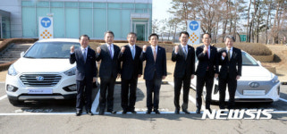 현대차 남양연구소 방문한 황교안 권한대행
