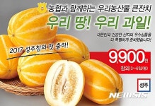 롯데슈퍼, 성주산 참외 첫 출하…1봉에 9900원