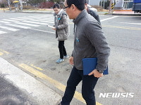 창원 의창구 안전건설과 직원들 청렴 명찰 착용