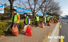 밀양, 봄철 전국 배드민턴대회 맞이 대청결운동
