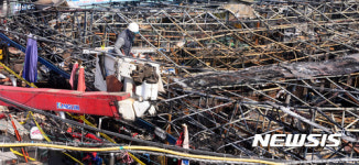 뼈대만 남은 소래포구 어시장