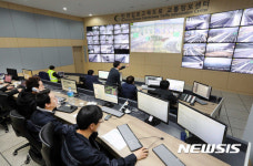 분주한 인천김포고속도로 교통정보센터