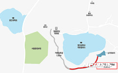 용인 명지대 뒤편 산책로 겸용 임도 조성