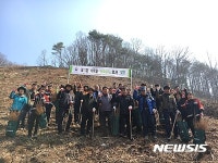 홍천국유림관리소 일상속의 숲이 숨 쉬는 날 나무심기 행사